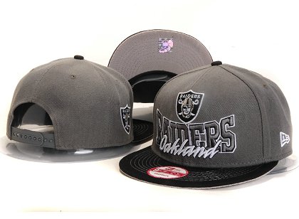 Oakland Raiders New Type Snapback Hat YS 6R20